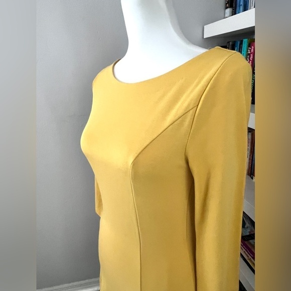 Boden Yellow Circle Shape Detail Sheath Dress, size 4R - Picture 4 of 15